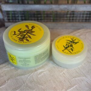 Midani Erbe Olive Oil Body Butter. Made in Italy. 2 piece set. New